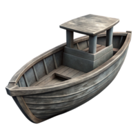 impressive abstract Subterranean River Boat Silhouette Isolated high resolution png