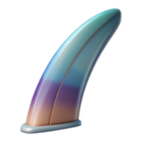 magnificent modern Surfboard Fin Single Center Transparent Background high quality png