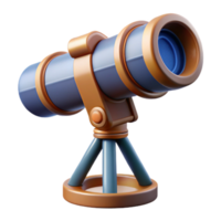 beautiful rustic Telescope Observation Lens Detailed View Cutout high quality png