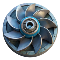 magnificent creative Tidal Turbine Rotor Hub Close Up Isolated high resolution png