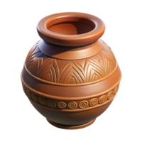wonderful minimalist Tribal Pottery with Design Isolated Element high resolution png