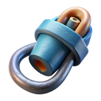 serene modern Underwater Cable Termination Connector Cutout with Secure Connection professional png