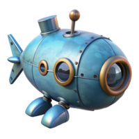 magnificent creative Underwater Drone Exploring Ocean Cutout high resolution png