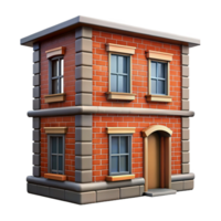 extraordinary abstract Urban Building Facade Brick Texture Isolated on Transparent Background high resolution png