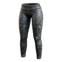 elegant abstract Urban Fashion Leggings Black Isolated on Transparent Background png