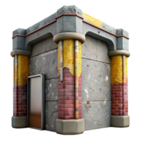 extraordinary artistic Urban Mural Corner Isolated exclusive png