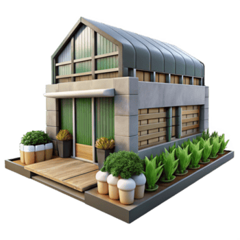 impressionante abstrato urbano vertical Fazenda exterior dia Cortar fora Prêmio png