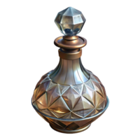 wonderful minimalist Vintage Glass Decanter Crystal Design Transparent Background authentic png