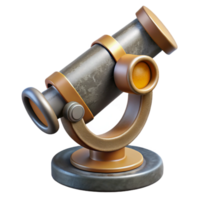 vibrant abstract Vintage Microscope Lens Detail Transparent Background premium png