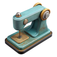 wonderful minimalist Vintage Sewing Machine Foot Pedal Transparent Background high resolution png