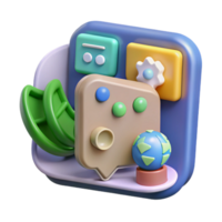 impressive abstract Virtual Language Learning Platform Cutout high quality png