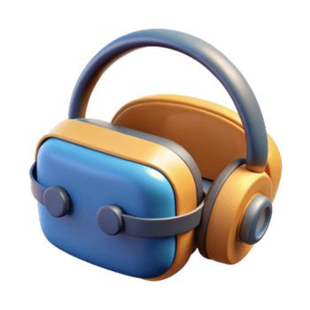 Maravilhoso abstrato virtual realidade fone de ouvido com couro correias Cortar fora original png