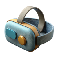 dramatic traditional Vr Headset Three Quarter View Isolated Cutout authentic png