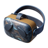 stunning abstract Vr Headset with Black Matte Finish Transparent Background exclusive png