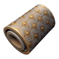 serene artistic Wallpaper Roll Geometric Pattern Isolated Element authentic png