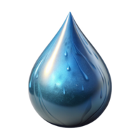 serene contemporary Water Drop Splashing Isolated Element premium png