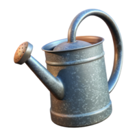 serene artistic Watering Can Front View Isolated on White high resolution png