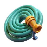 beautiful artistic Watering Hose Isolated with Coiled Design png