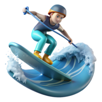 wonderful rustic Water Skier Jumping Wake Side View Cutout Element professional png
