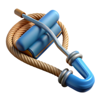 serene abstract Water Ski Rope Handle and Line Isolated exclusive png
