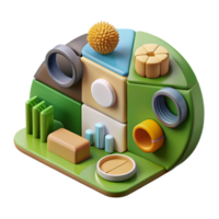 serene traditional Weather Forecast for Agriculture Icon Style Isolated Element genuine png