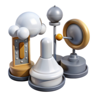 stunning modern Weather Station Instruments Array Transparent Background authentic png