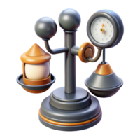 vibrant artistic Weather Station Instruments Detailed View Isolated premium png