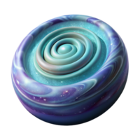beautiful traditional Whirlpool Galaxy Transparent Background with Interacting Arms high resolution png