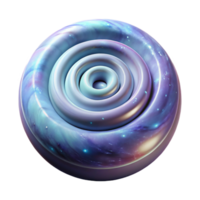 elegant classic Whirlpool Galaxy Transparent Background with Interacting Arms original png