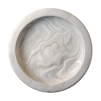 wonderful rustic White Ceramic Plate Top View Transparent Background genuine png