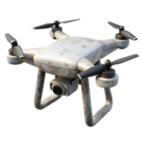 vibrant contemporary White Drone with Black Propellers Isolated exclusive png