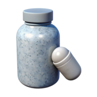 serene rustic White Pills Bottle Front View Cutout premium png