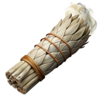 extraordinary creative White Sage Bundle Smoldering Tip Transparent Background professional png