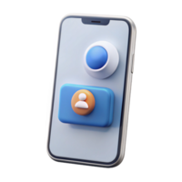 extraordinary rustic White Smartphone Showing Call Screen Cutout Element original png