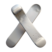 extraordinary rustic White Snowboard Bottom View high quality png
