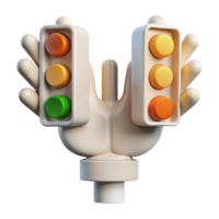 wonderful creative White Traffic Controller Hand Signals Transparent Background Cutout authentic png