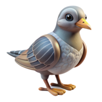 lindo contemporâneo animais selvagens resgate ferido pássaro Cortar fora transparente fundo Alto resolução png