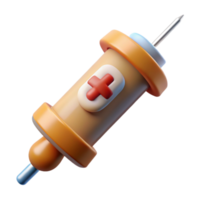 vibrant rustic Wildlife Rescue Syringe High Angle Isolated original png