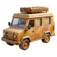 stunning minimalist Wildlife Rescue Vehicle Side View Transparent Background high quality png