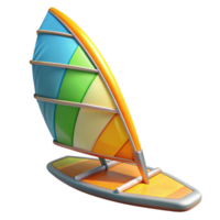 magnificent rustic Windsurfing Board Bright Sail Dynamic Angle Cutout original png
