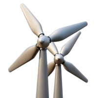 magnificent rustic Wind Turbine Blades Close Up Isolated Element premium png
