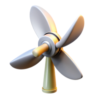 beautiful contemporary Wind Turbine Blades Rotating Isolated Element exclusive png