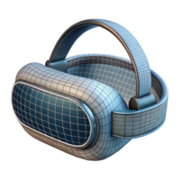 elegant traditional Wireframe Vr Headset Model Isolated Element png
