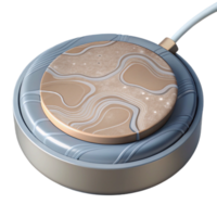 impressive rustic Wireless Charging Pad Top View Transparent Background original png