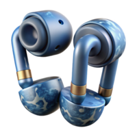 impressive abstract Wireless Earbuds with Water Resistance Transparent Background exclusive png