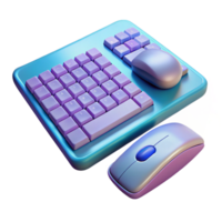magnificent creative Wireless Keyboard and Mouse Combo for Online Work Transparent Background authentic png
