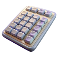 stunning artistic Wireless Keyboard with Numeric Keypad Element professional png