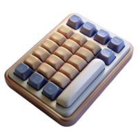 dramatic minimalist Wireless Keyboard with Numeric Keypad Element exclusive png