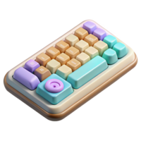 beautiful minimalist Wireless Keyboard with Scissor Switches Element high resolution png