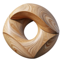 magnificent minimalist Wooden Abstract Form Natural Texture Cutout Element premium png